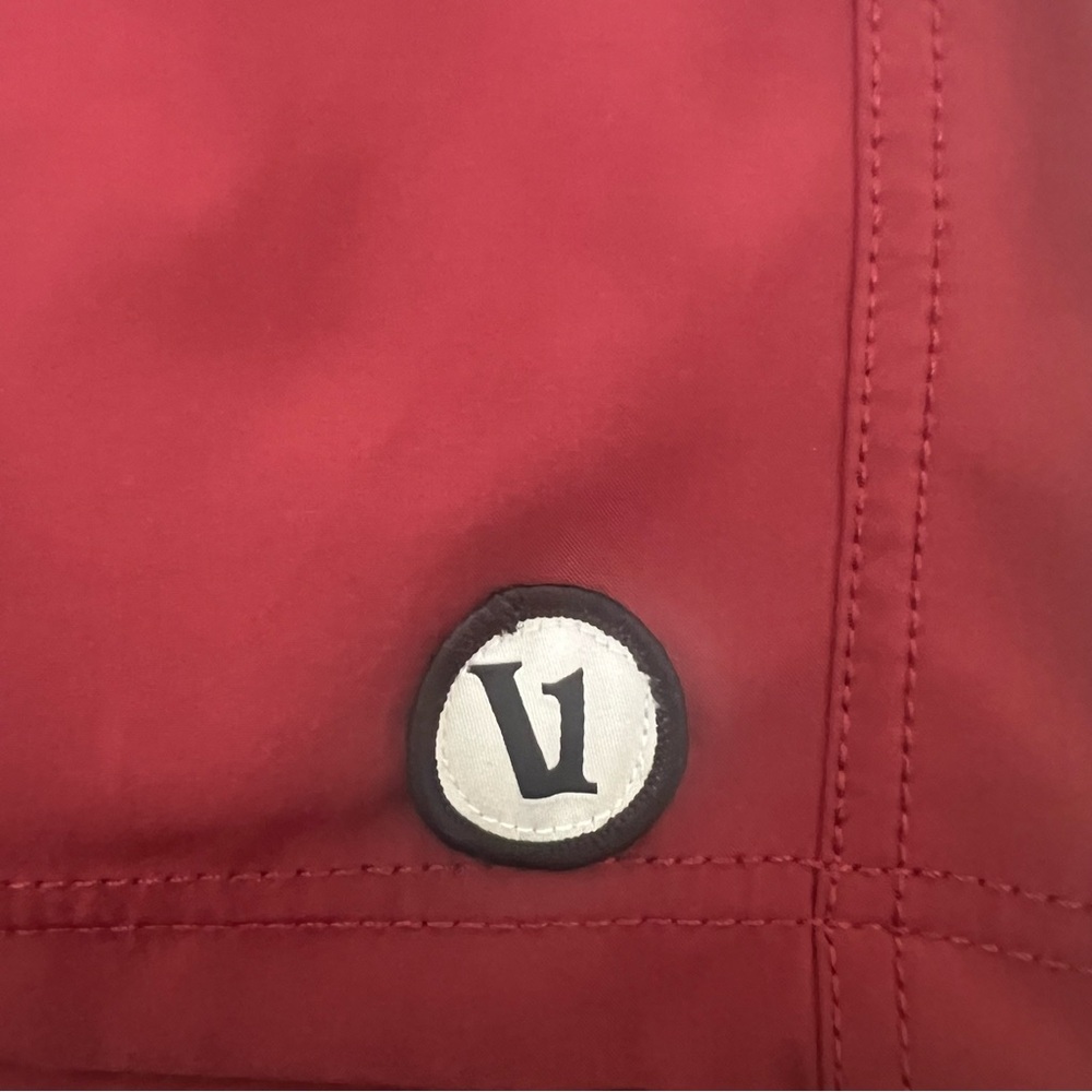 COPY - Vuori Kore Shorts Lined Burgundy V302 7” Inseam Men’s Drawstring Per…